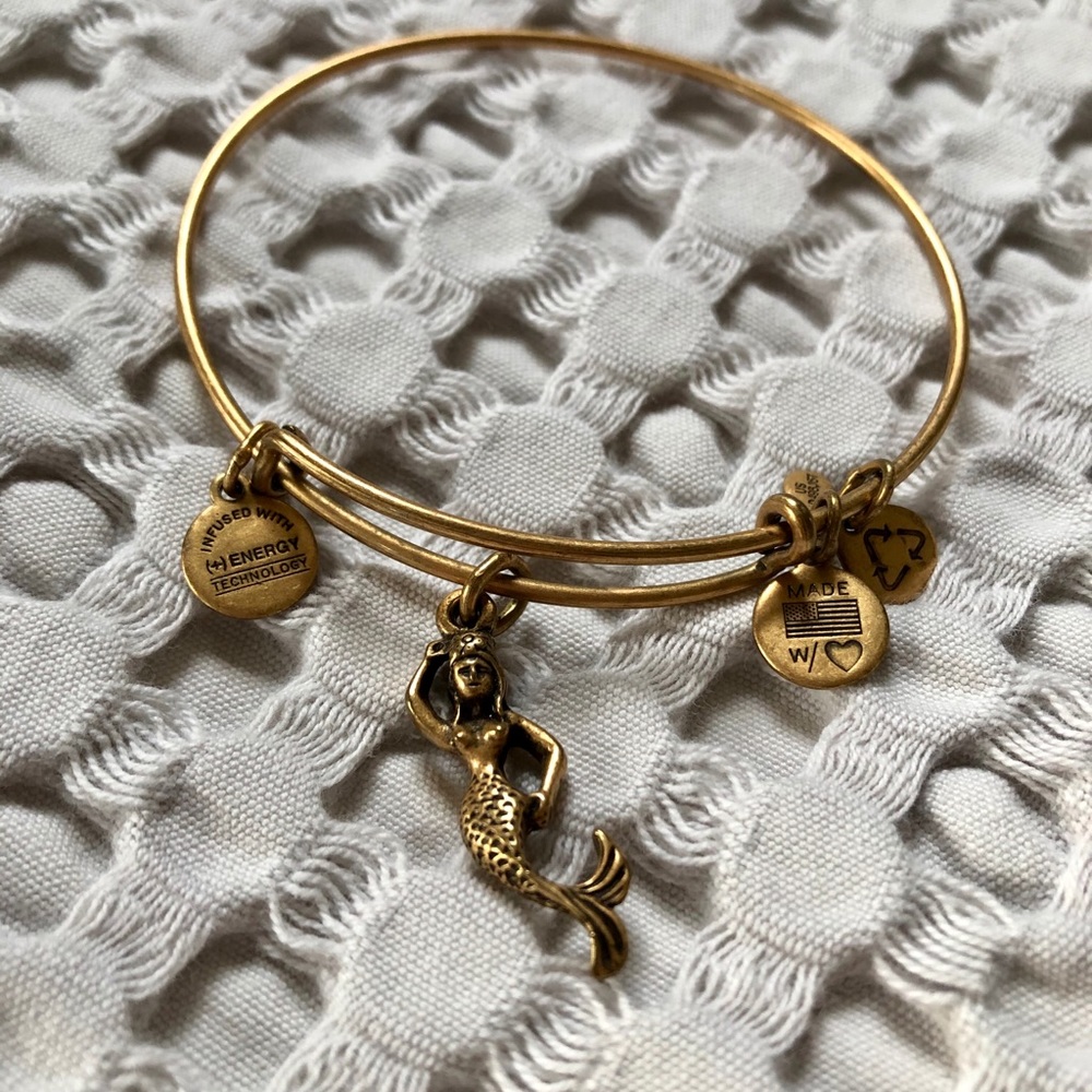 Alex & Ani Gold Mermaid Bracelet